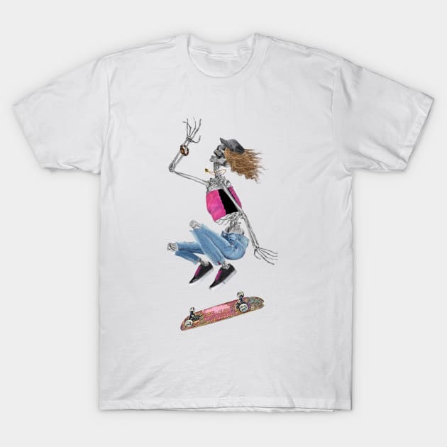 Bonita Skateboard Kickflip T-Shirt by Dual Rogue